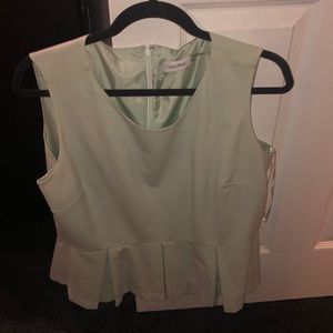 Calvin Klein Peplum Top